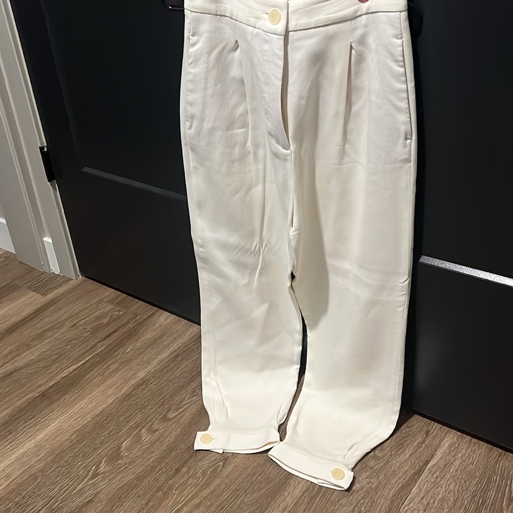 Zara white beige pants size XS